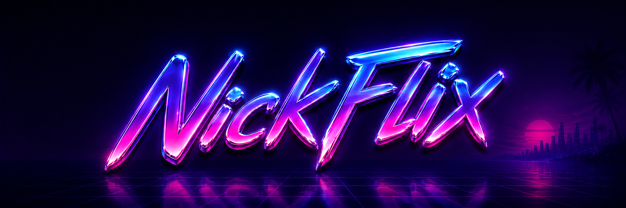 NickFlix neon logo